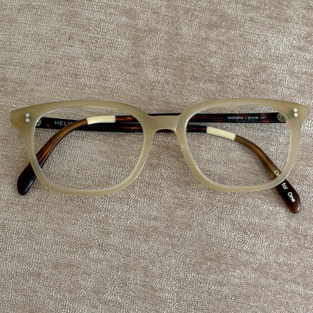 TOMS Helms Eyeglasses — Cream/Tortoise